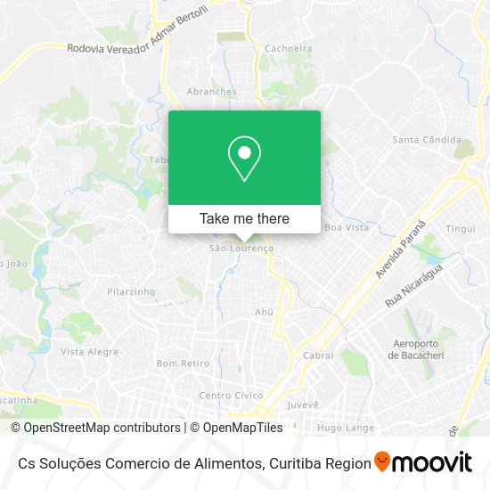 Cs Soluções Comercio de Alimentos map