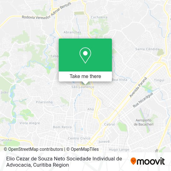 Elio Cezar de Souza Neto Sociedade Individual de Advocacia map