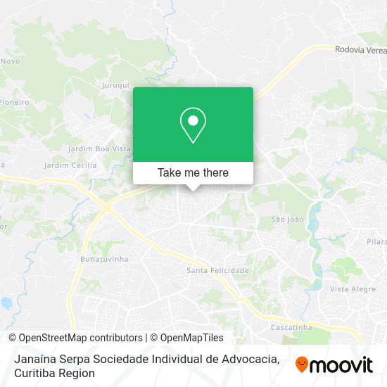 Janaína Serpa Sociedade Individual de Advocacia map