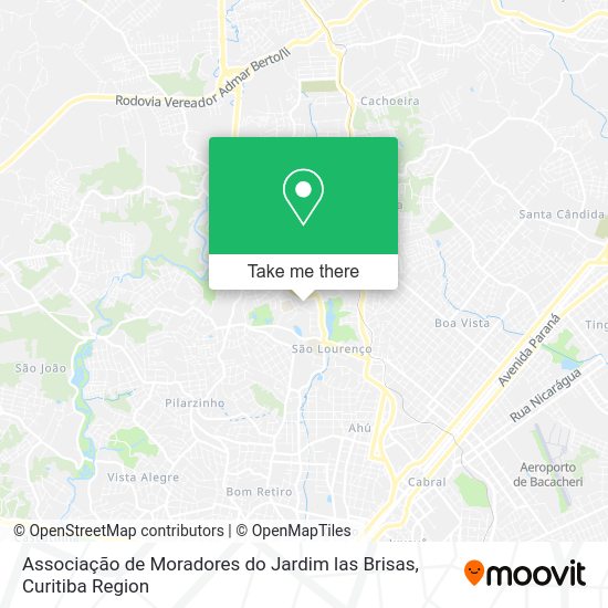 Associação de Moradores do Jardim las Brisas map