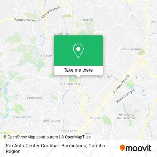Rm Auto Center Curitiba - Borracharia map