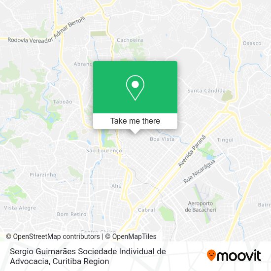 Sergio Guimarães Sociedade Individual de Advocacia map