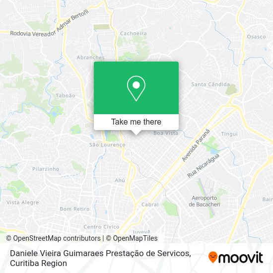 Daniele Vieira Guimaraes Prestação de Servicos map