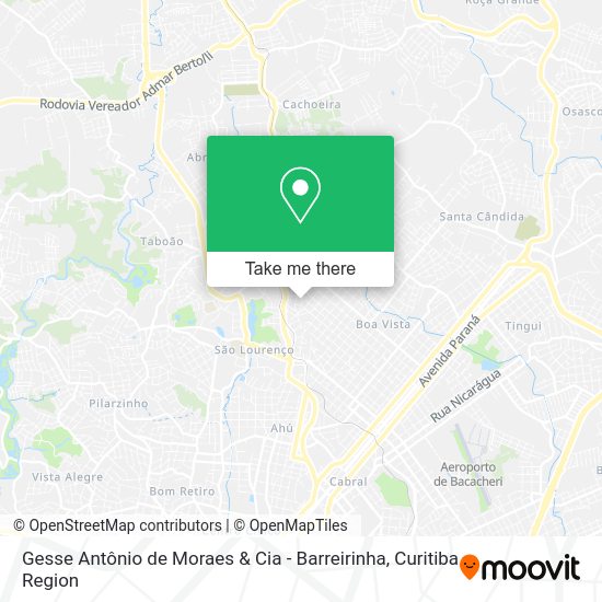 Gesse Antônio de Moraes & Cia - Barreirinha map