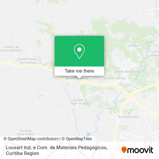 Lousart Ind. e Com. de Materiais Pedagógicos map
