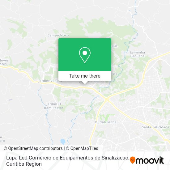 Lupa Led Comércio de Equipamentos de Sinalizacao map