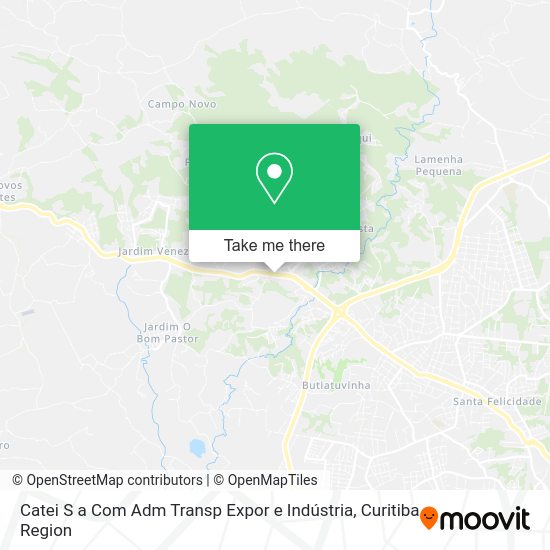 Catei S a Com Adm Transp Expor e Indústria map