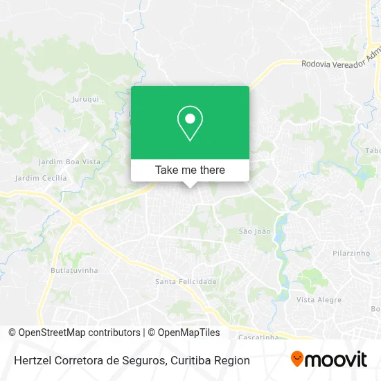 Hertzel Corretora de Seguros map