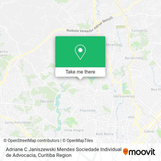 Adriane C Janiszewski Mendes Sociedade Individual de Advocacia map