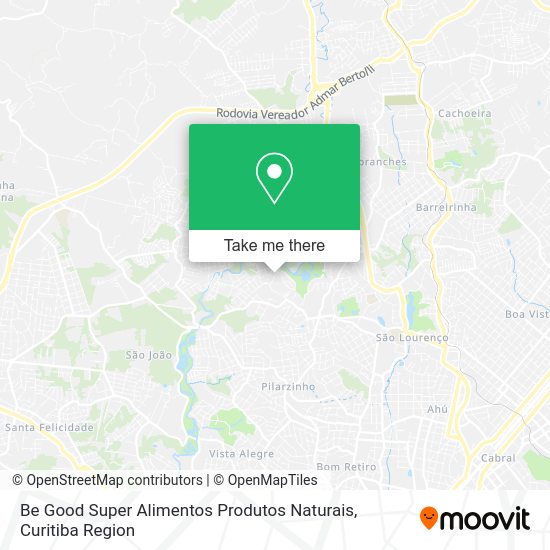 Be Good Super Alimentos Produtos Naturais map