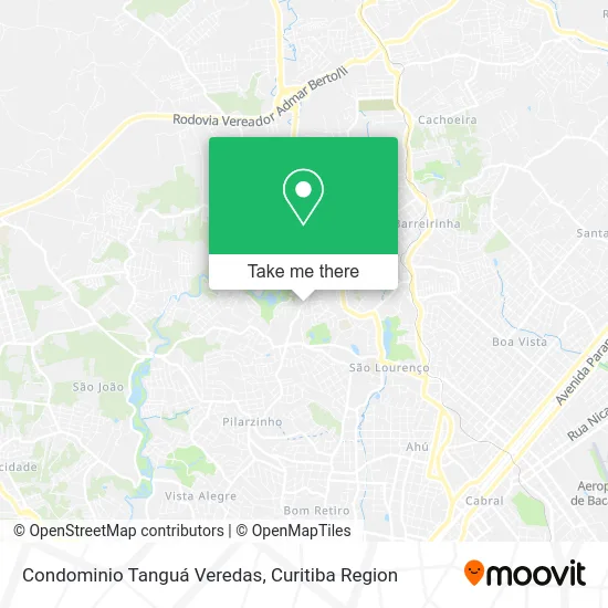 Condominio Tanguá Veredas map