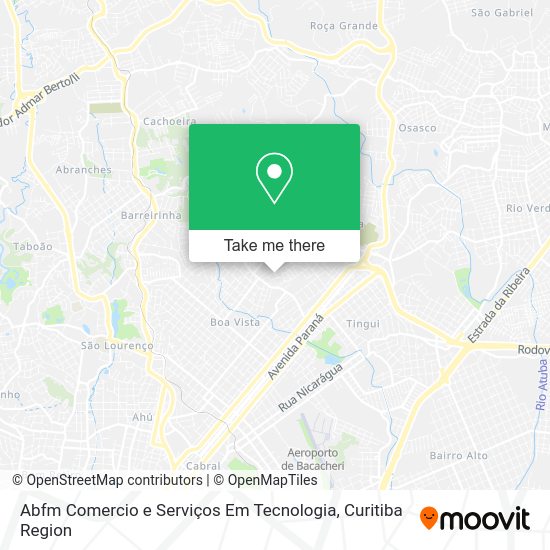 Abfm Comercio e Serviços Em Tecnologia map