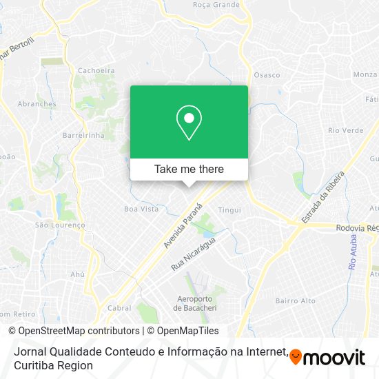 Jornal Qualidade Conteudo e Informação na Internet map