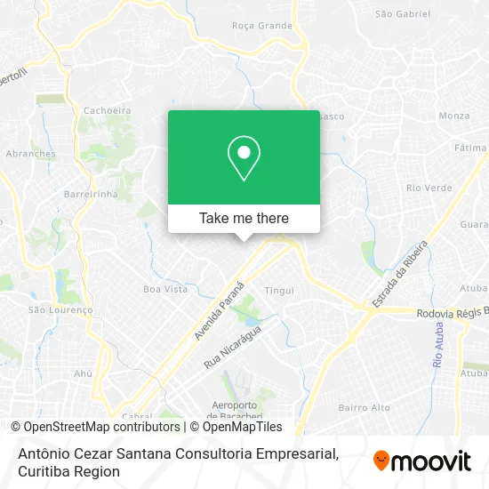 Antônio Cezar Santana Consultoria Empresarial map