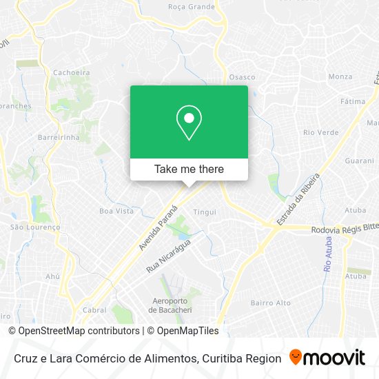 Cruz e Lara Comércio de Alimentos map