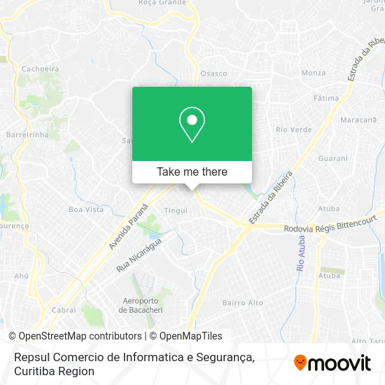 Repsul Comercio de Informatica e Segurança map