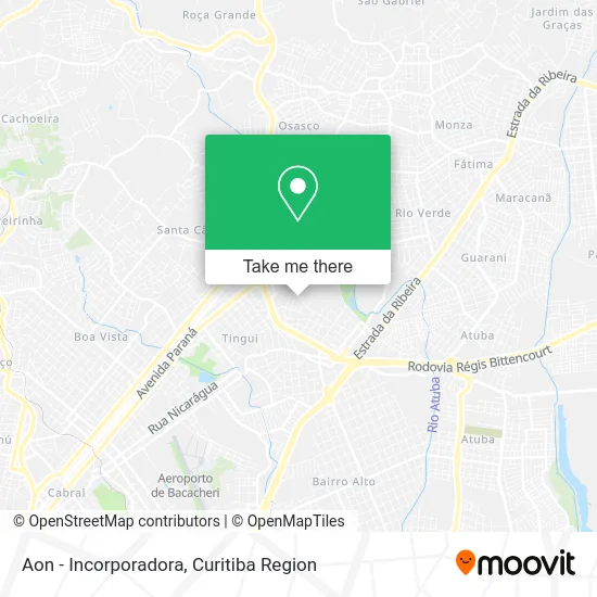 Aon - Incorporadora map