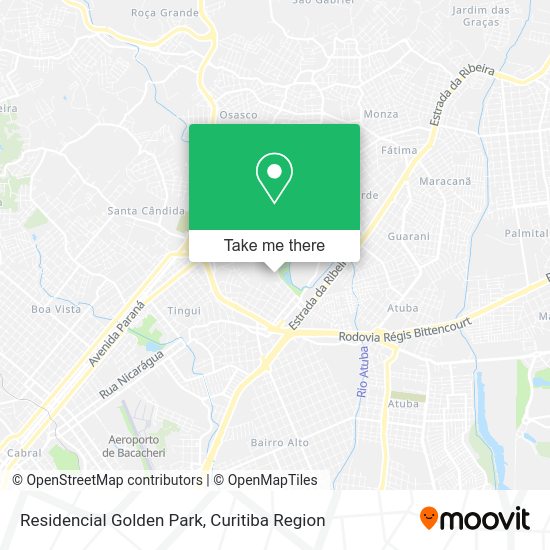 Residencial Golden Park map