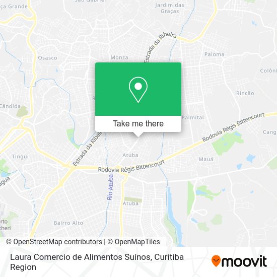 Laura Comercio de Alimentos Suínos map