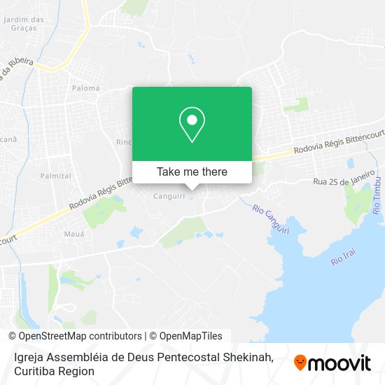 Igreja Assembléia de Deus Pentecostal Shekinah map