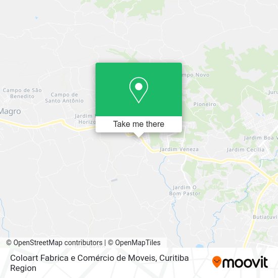 Coloart Fabrica e Comércio de Moveis map