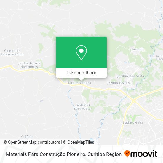 Materiais Para Construção Pioneiro map