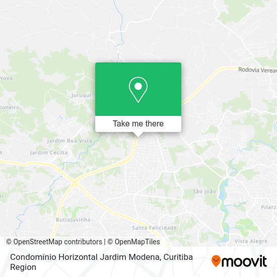 Condomínio Horizontal Jardim Modena map