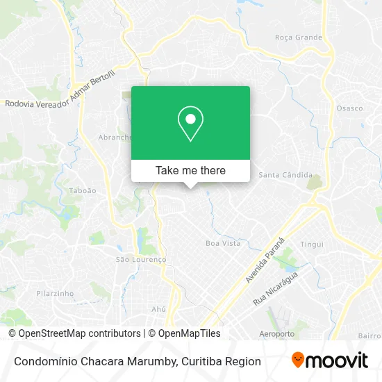 Condomínio Chacara Marumby map