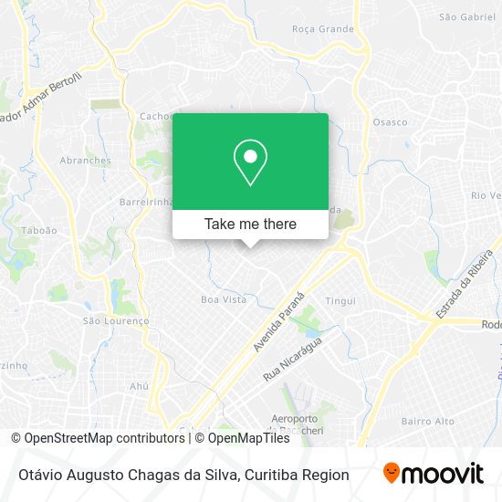 Otávio Augusto Chagas da Silva map