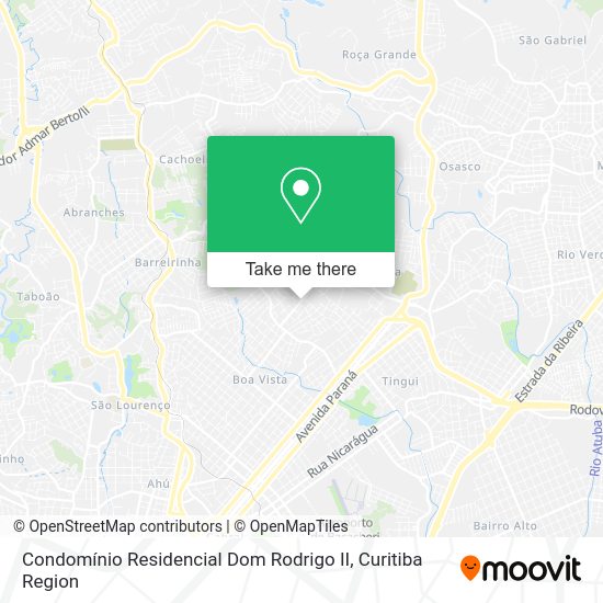 Condomínio Residencial Dom Rodrigo II map