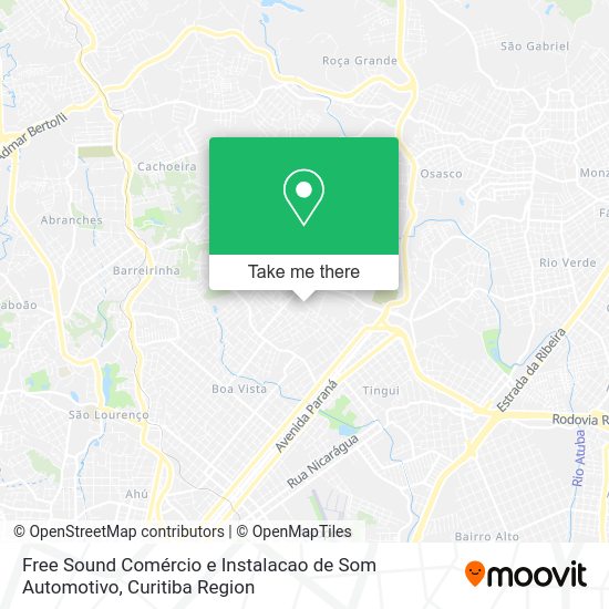 Free Sound Comércio e Instalacao de Som Automotivo map