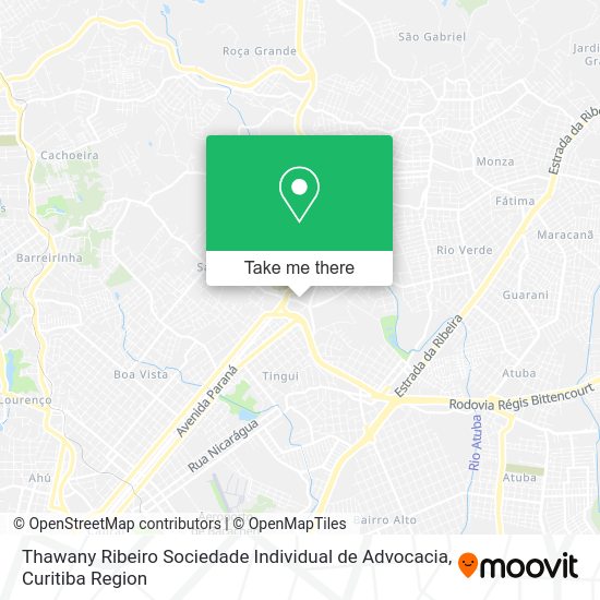 Thawany Ribeiro Sociedade Individual de Advocacia map