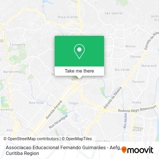 Associacao Educacional Fernando Guimarães - Aefg map