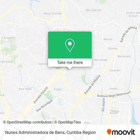 Nunes Administradora de Bens map