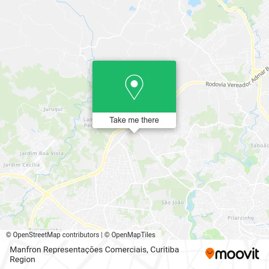 Manfron Representações Comerciais map