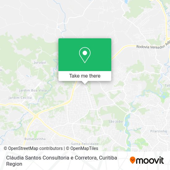 Cláudia Santos Consultoria e Corretora map