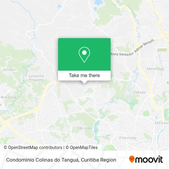 Condominio Colinas do Tanguá map