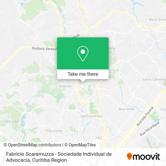 Fabricio Scaramuzza - Sociedade Individual de Advocacia map