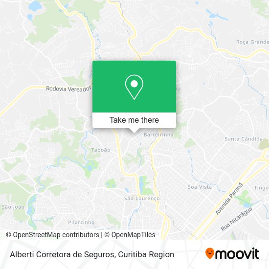 Alberti Corretora de Seguros map