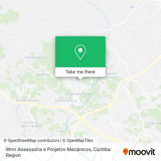 Wrm Assessoria e Projetos Mecânicos map