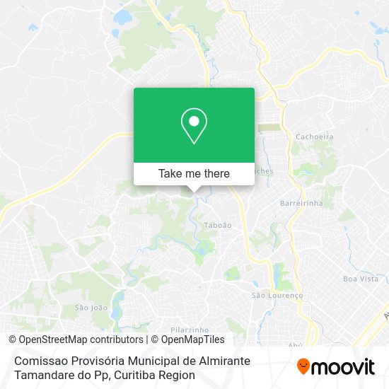 Comissao Provisória Municipal de Almirante Tamandare do Pp map