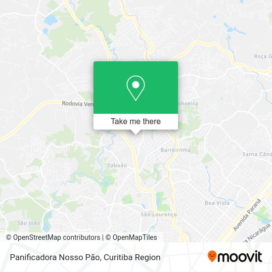 Panificadora Nosso Pão map
