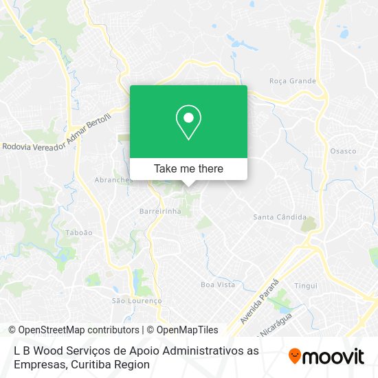 L B Wood Serviços de Apoio Administrativos as Empresas map