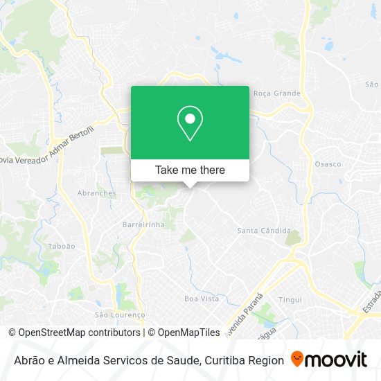 Abrão e Almeida Servicos de Saude map