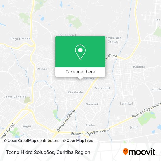 Tecno Hidro Soluções map