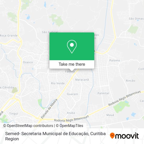 Semed- Secretaria Municipal de Educação map