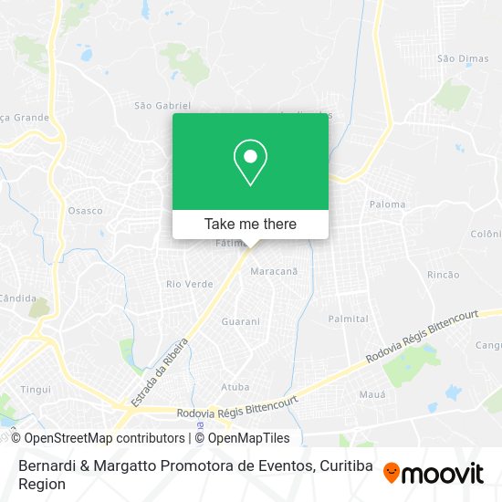 Bernardi & Margatto Promotora de Eventos map