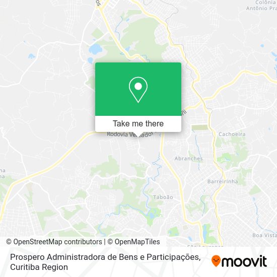 Prospero Administradora de Bens e Participações map