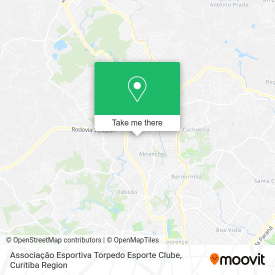 Associação Esportiva Torpedo Esporte Clube map