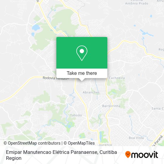 Emipar Manutencao Elétrica Paranaense map